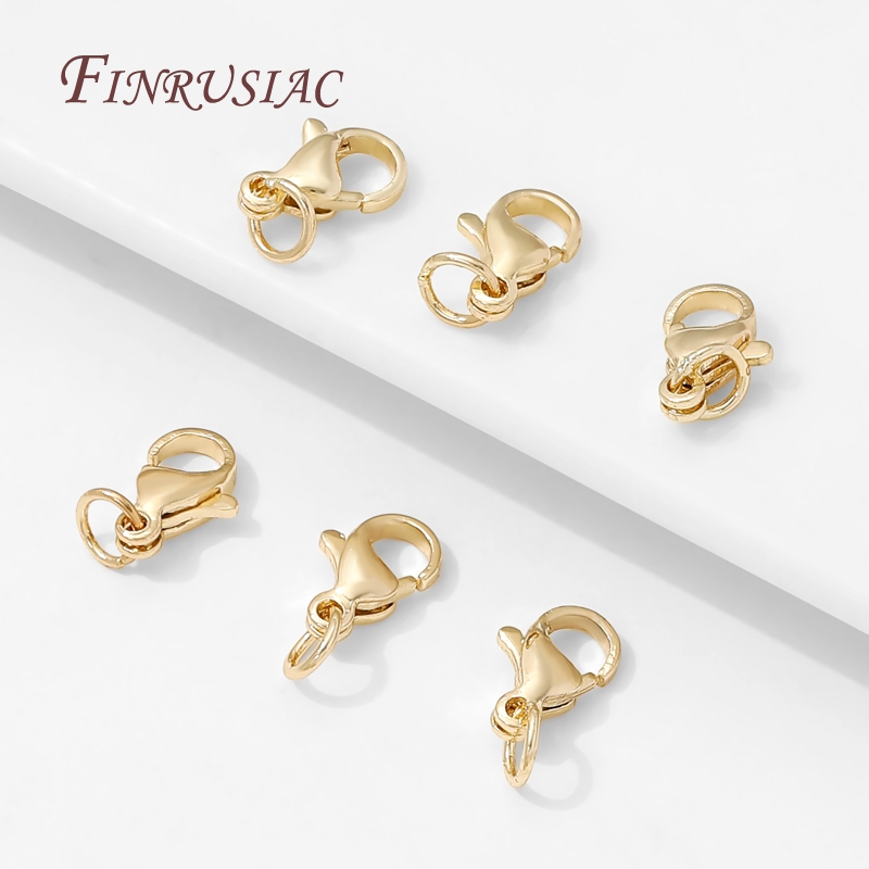 스테인리스 스틸 금도금 10mm 랍스터 클래스프, 보석 - Jewelry Making Gold 리뷰 및 가격