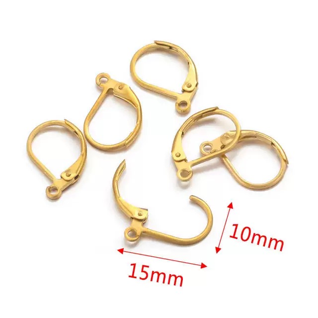 고품질 저자극성 925 실버 도금 골드 귀걸이 훅 DI - Jewelry Making Silver 리뷰 및 가격