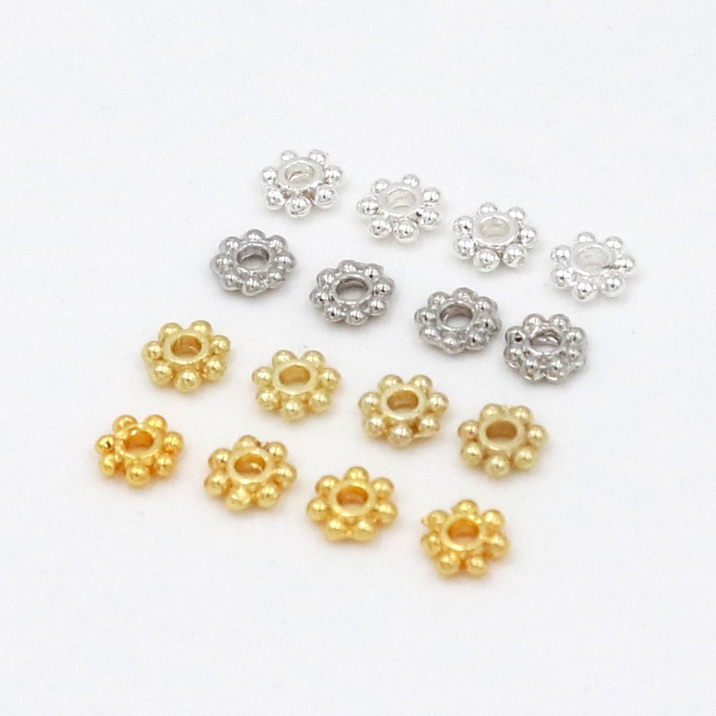 50개 18K 금도금 925 실버 4mm 5mm 6mm - Jewelry Making Silver 리뷰 및 가격