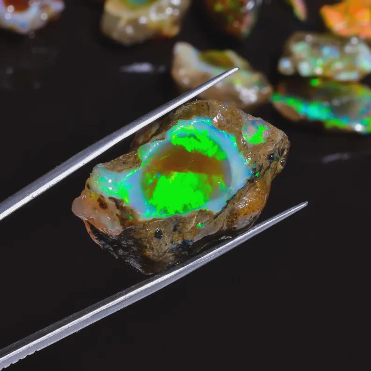 25-80캐럿 정품 에티오피아 웰로 오팔 원석 천연 파 - Jewelry Making Raw Materials 리뷰 및 가격