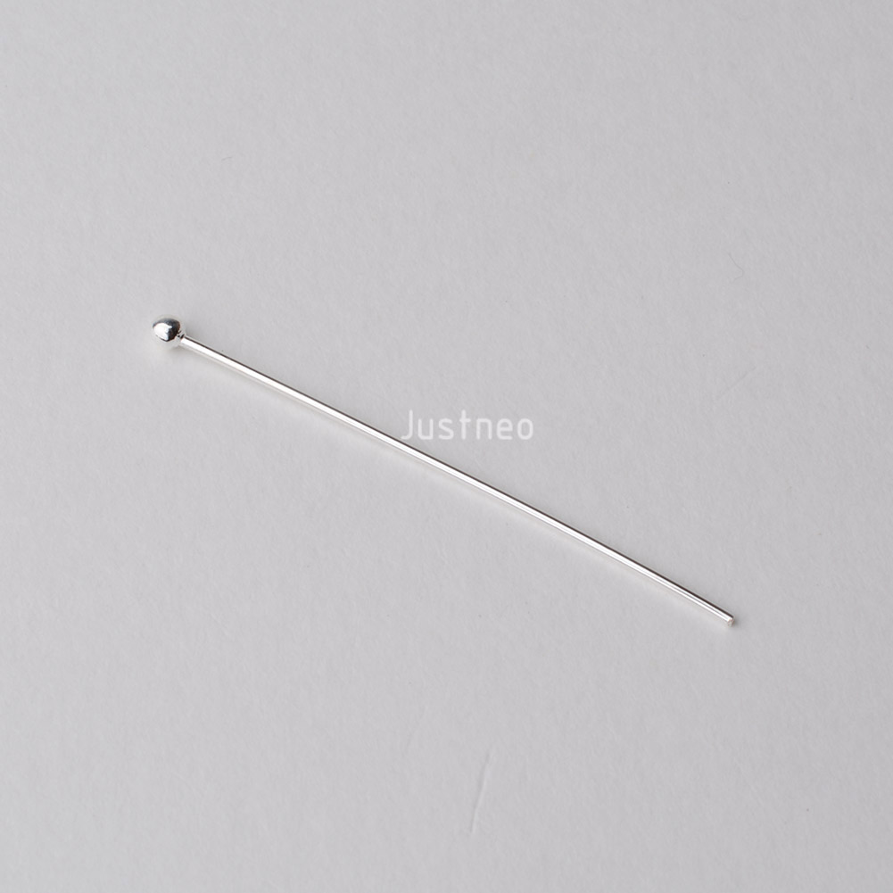 925 스털링 실버 볼 헤드 핀 (쥬얼리 제작용), 실 - Jewelry Making Silver 리뷰 및 가격
