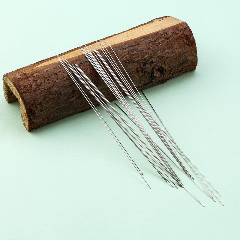 스테인레스 스틸 구슬 바늘, 8cm, 10cm, 쉬운  - Beading Needle Fine 리뷰 및 가격
