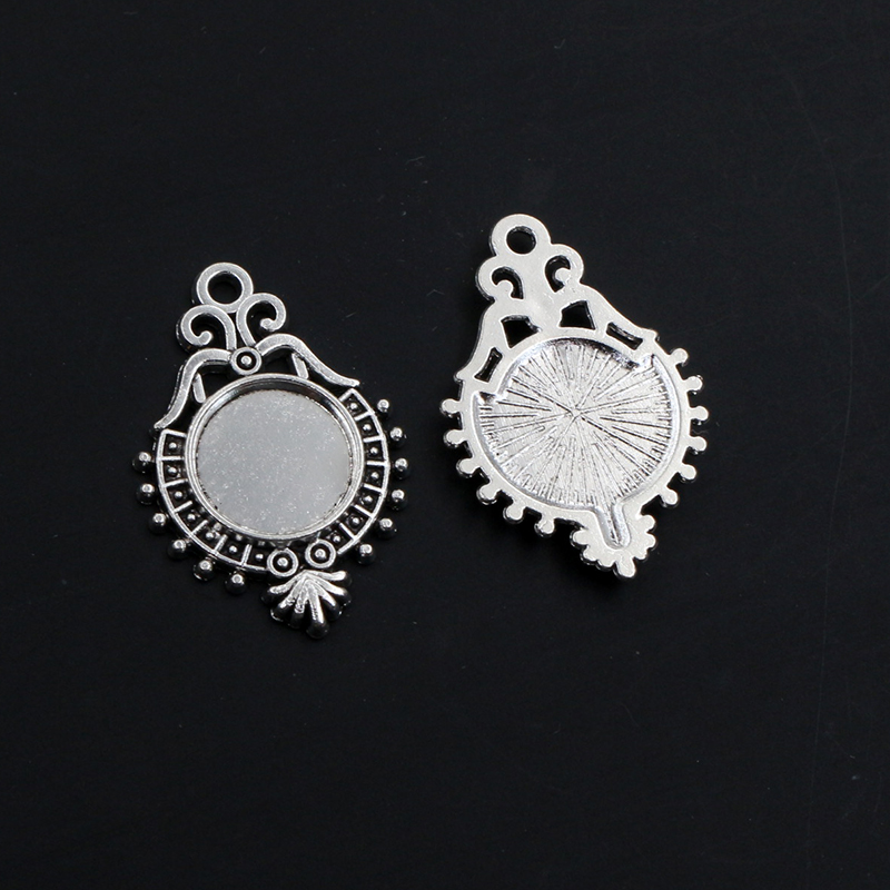 20pcs 10mm 내부 크기 빈티지 합금 금속 펜던트 - Jewelry Making Tray 리뷰 및 가격