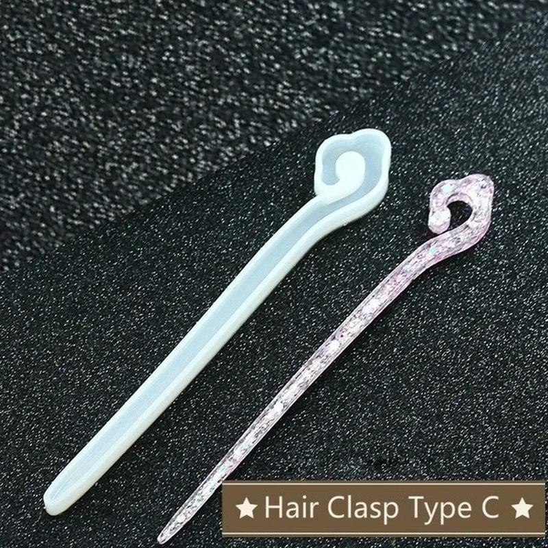 새로운 투명 머리핀 실리콘 특수 금형 수지 DIY 헤어 - Jewelry Making For Adults 리뷰 및 가격
