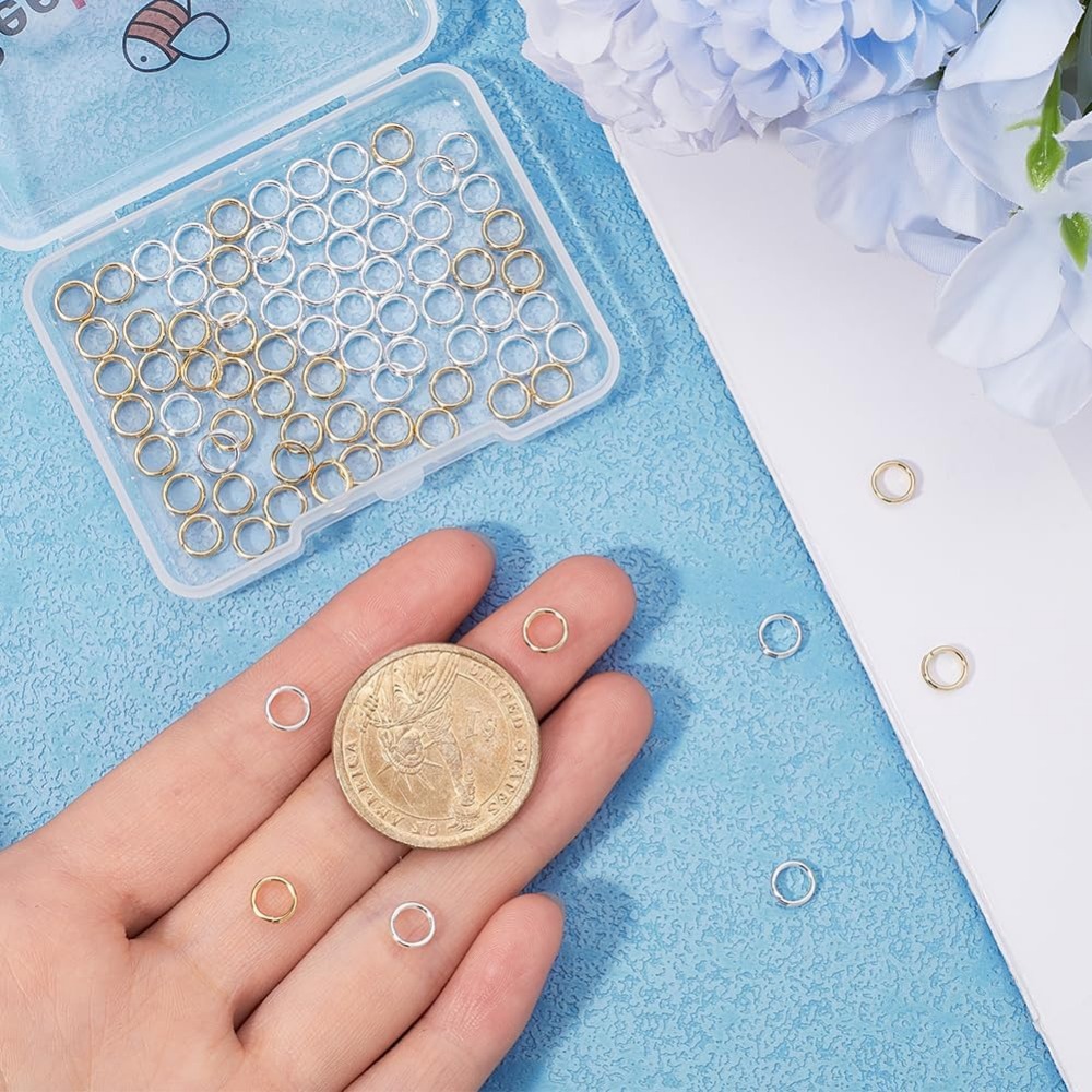 1 상자 80Pcs 분할 점프 링 24K 골드 및 92 - Jewelry Making Silver 리뷰 및 가격