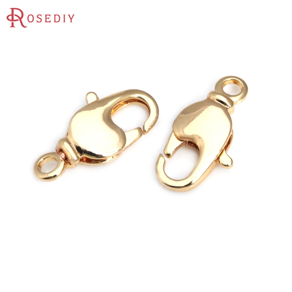 18K 금색 황동 회전식 랍스터 클래스프 연결 클라스프 - Jewelry Making Gold 리뷰 및 가격