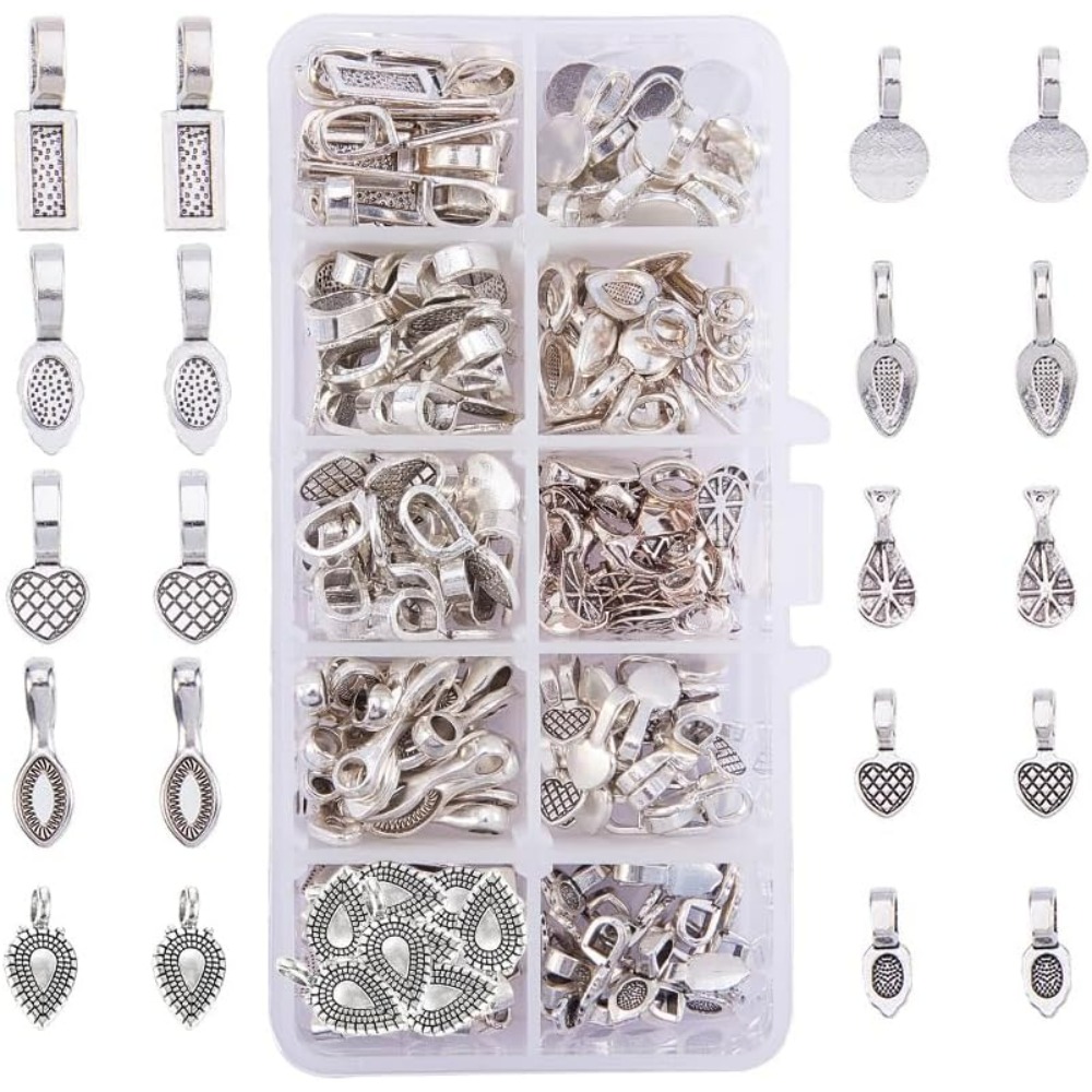 귀걸이 또는 스크래블 및 유리 커넥터 쥬얼리 제작 키트 - Jewelry Making Silver 리뷰 및 가격