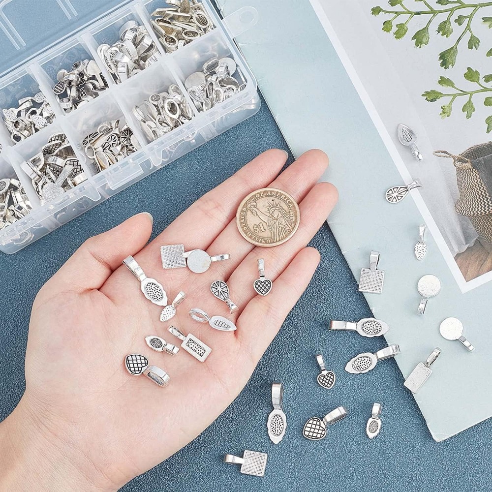 귀걸이 또는 스크래블 및 유리 커넥터 쥬얼리 제작 키트 - Jewelry Making Silver 리뷰 및 가격