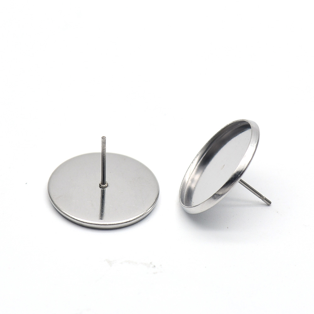10개 316 스테인리스 스틸 블랭크 귀걸이 스터드 포 - Jewelry Making Tray 리뷰 및 가격
