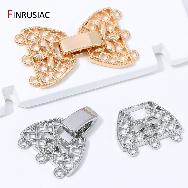 14K 금도금 황동 3열 진주 클래스프 커넥터 (쥬얼리 - Jewelry Making Gold 리뷰 및 가격