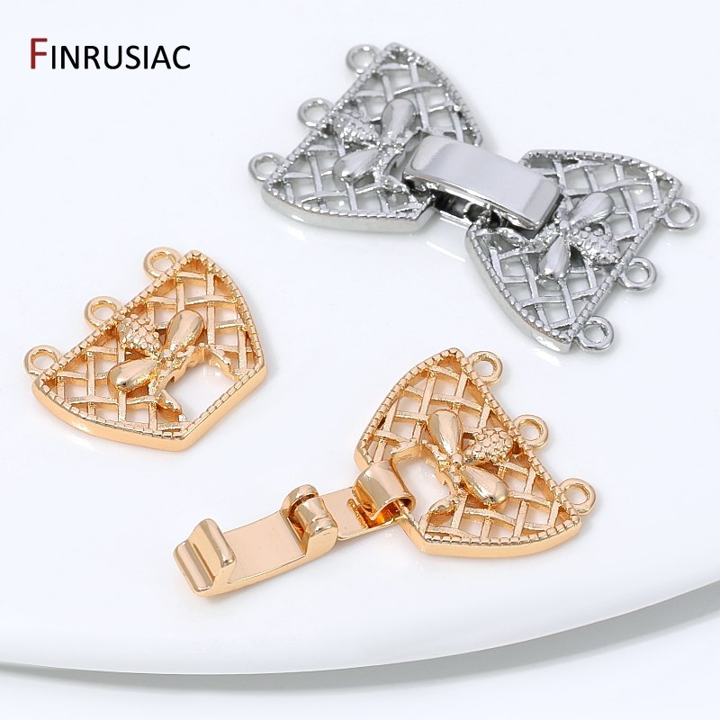 14K 금도금 황동 3열 진주 클래스프 커넥터 (쥬얼리 - Jewelry Making Gold 리뷰 및 가격